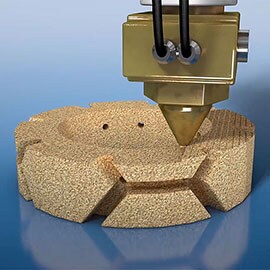 Animation of 3D printing process