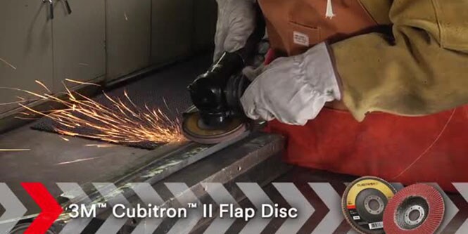 Grinding Welds with 3M™ Cubitron™ II Abrasives

