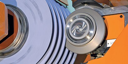 3M Cubitron II threaded grinding wheel application

