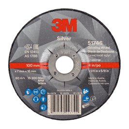 image of silver grinding wheel
