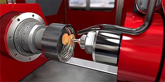 Animation of ID grinding application
