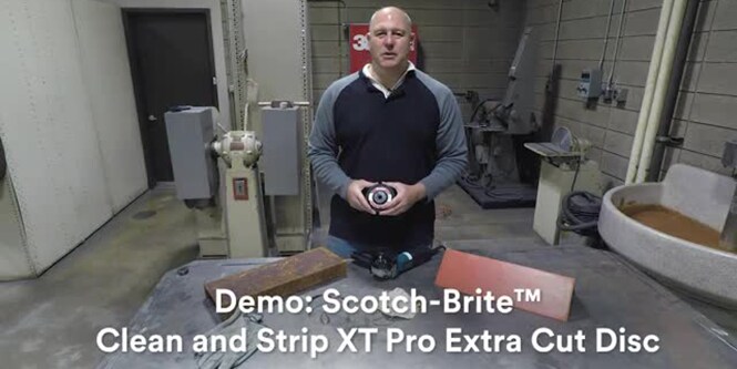 Product Demo: Scotch-Brite™ Clean and Strip XT Pro Extra Cut
