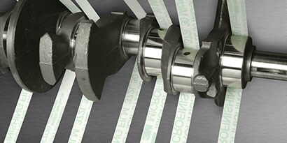 Automotive crankshaft in a microfinishing application
